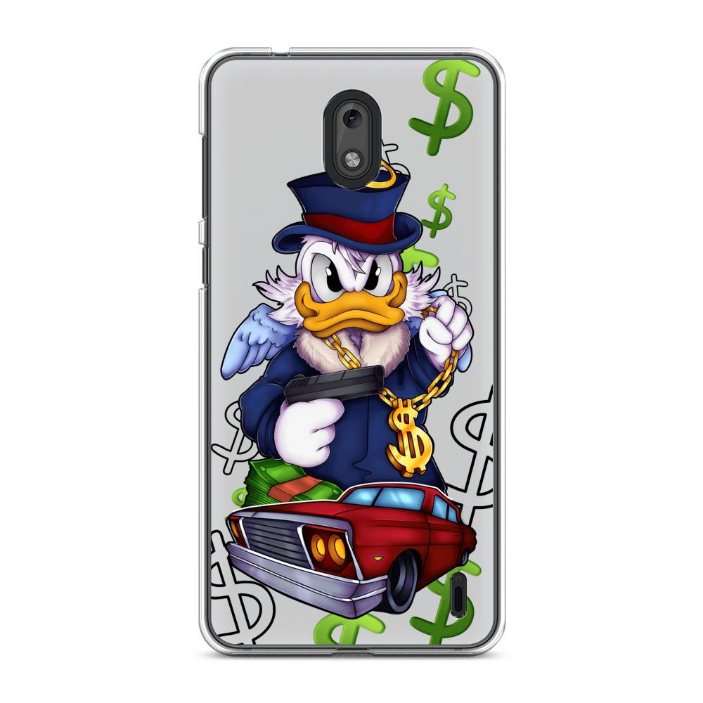 

Чехол на Nokia 2 "Scrooge McDuck with a Gold Chain", Красный;синий;белый, 120850-6