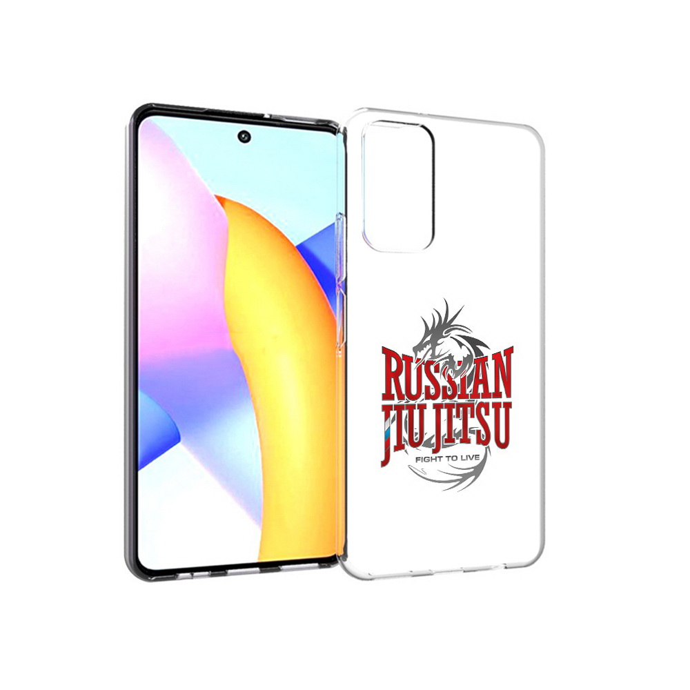 

Чехол MyPads Tocco для Huawei Honor 10 X Lite джиу джитсу, Прозрачный, Tocco