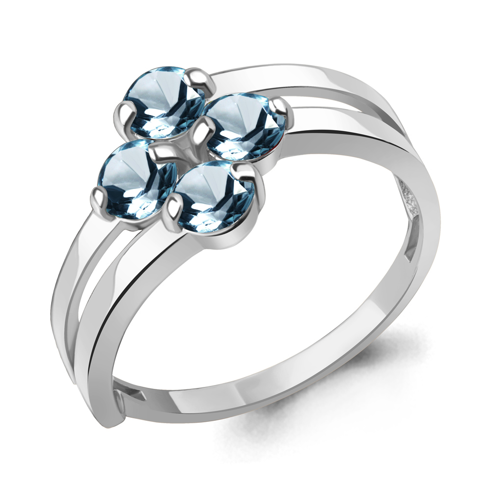 

Кольцо из серебра р.  AQUAMARINE 6980708_925_р, 6980708_925_р