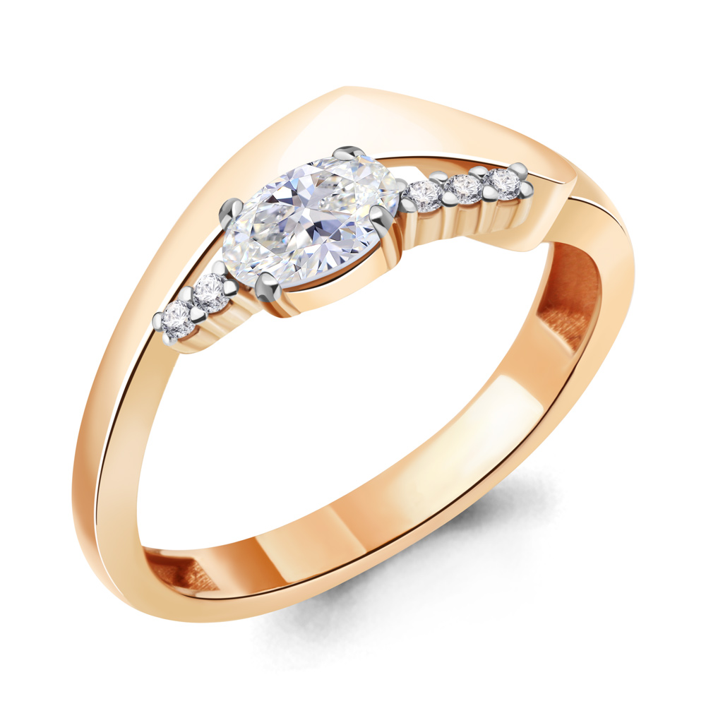 

Кольцо из серебра р.  AQUAMARINE 69679А_925_з, 69679А_925_з