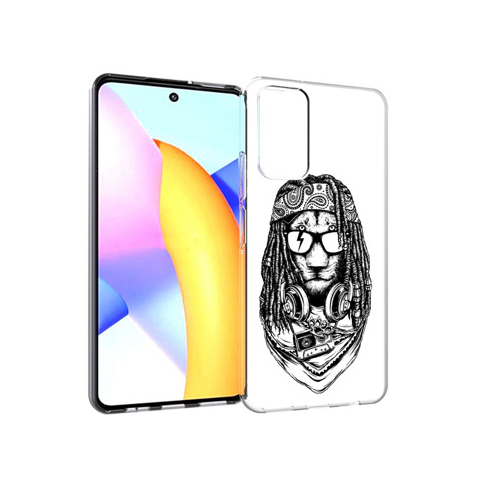 

Чехол MyPads Tocco для Huawei Honor 10 X Lite дреды льва, Прозрачный, Tocco
