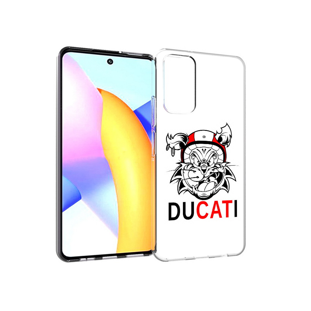 

Чехол MyPads Tocco для Huawei Honor 10 X Lite дукати, Прозрачный, Tocco