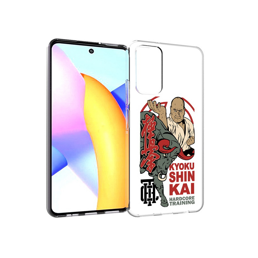 

Чехол MyPads Tocco для Huawei Honor 10 X Lite единоборства рисунок, Прозрачный, Tocco
