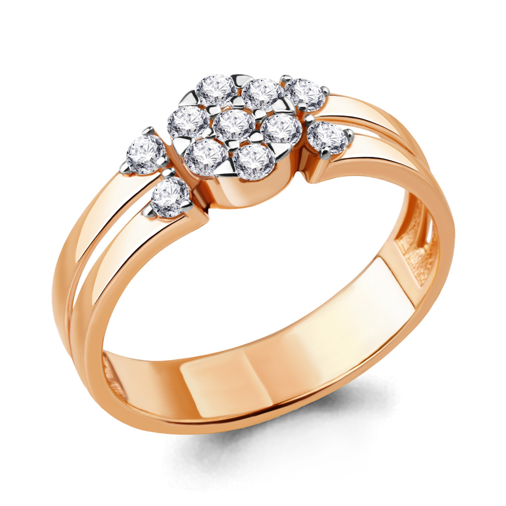 

Кольцо из серебра р. , AQUAMARINE 68528А_925_з, 68528А_925_з