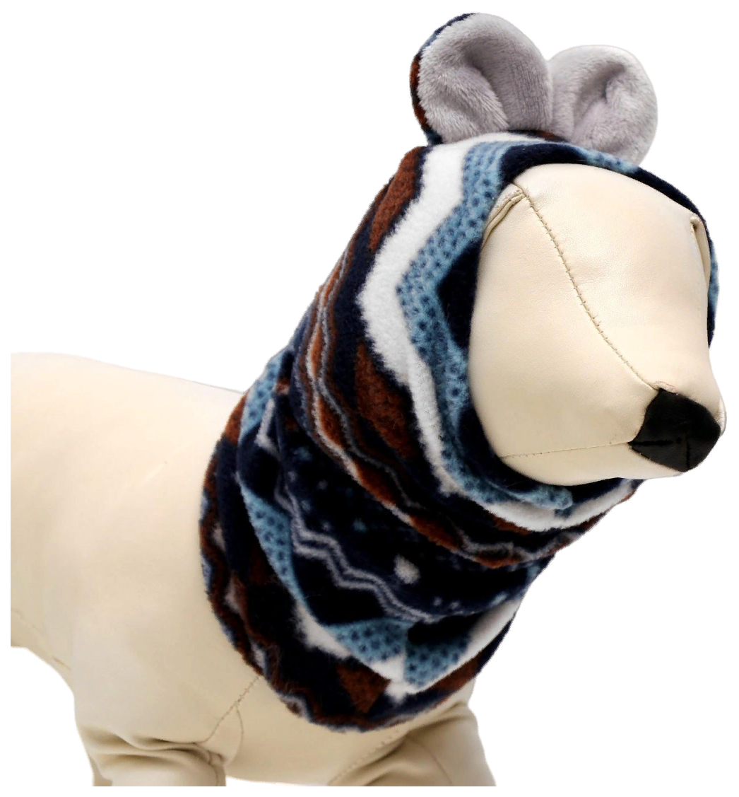 Шапка-капор для собак зимняя, размер M-L, микс расцветок