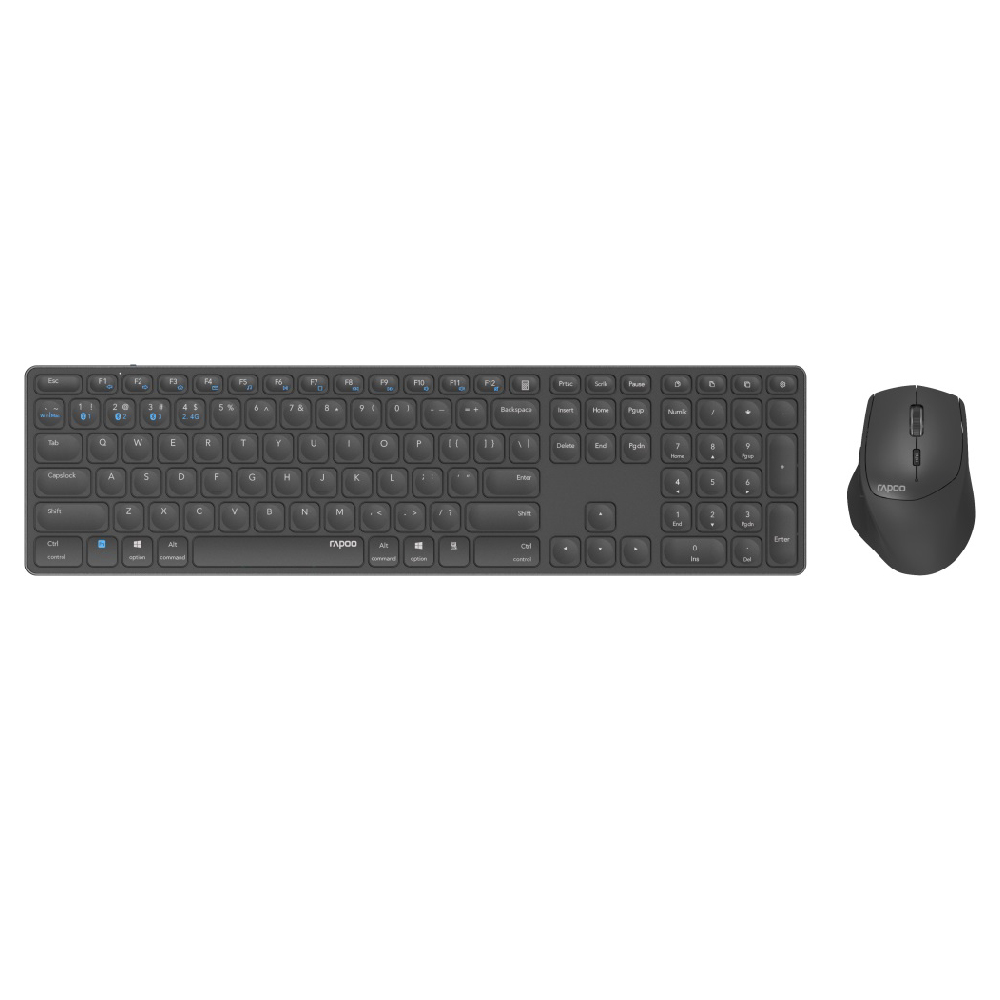 Комплект клавиатура и мышь Rapoo 9800M (14523)