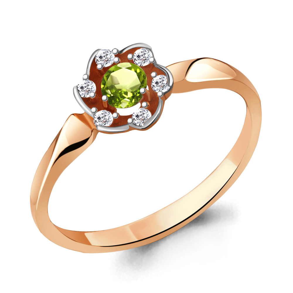 

Кольцо из серебра р.  AQUAMARINE 6941407А_925_з, 6941407А_925_з