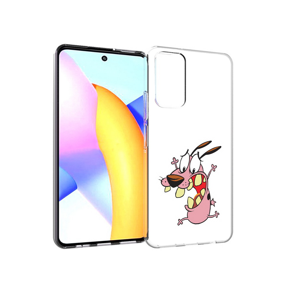 

Чехол MyPads Tocco для Huawei Honor 10 X Lite зубастый бобик, Прозрачный, Tocco