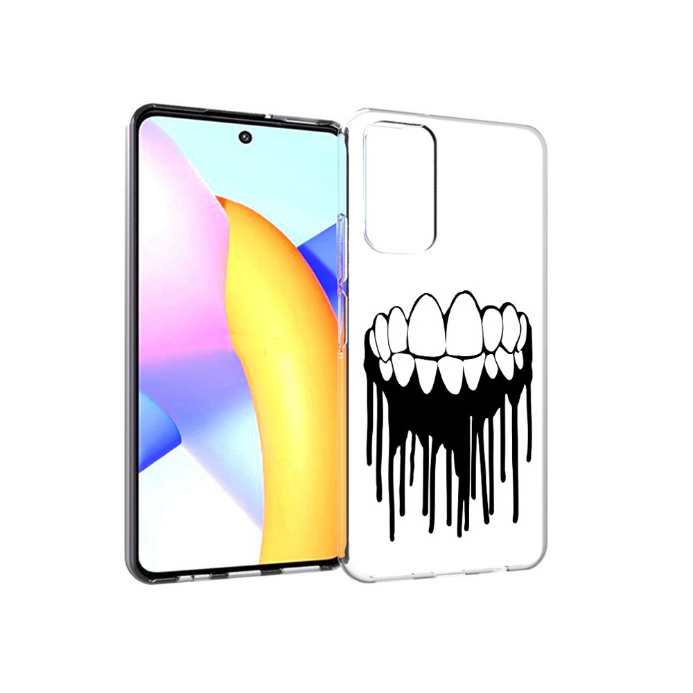 

Чехол MyPads Tocco для Huawei Honor 10 X Lite зубы, Прозрачный, Tocco