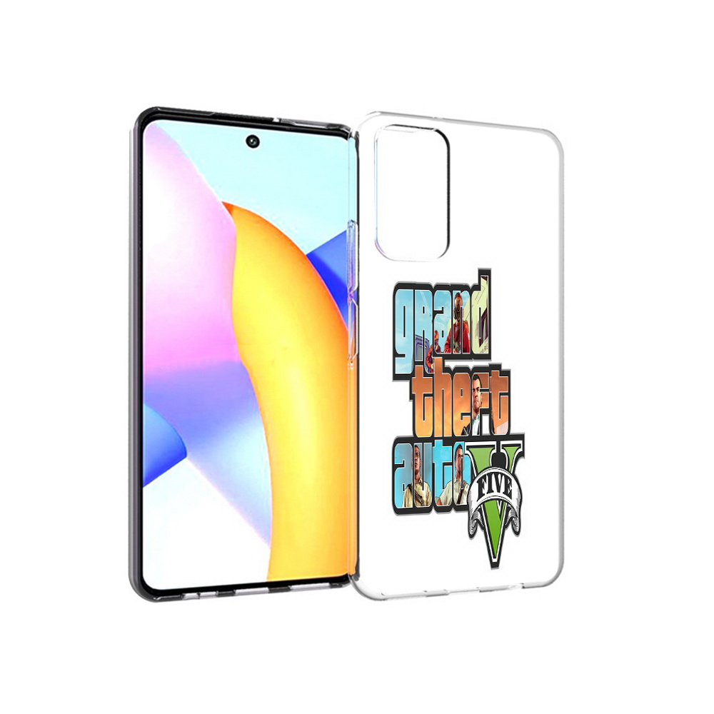 

Чехол MyPads Tocco для Huawei Honor 10 X Lite игра гта, Прозрачный, Tocco