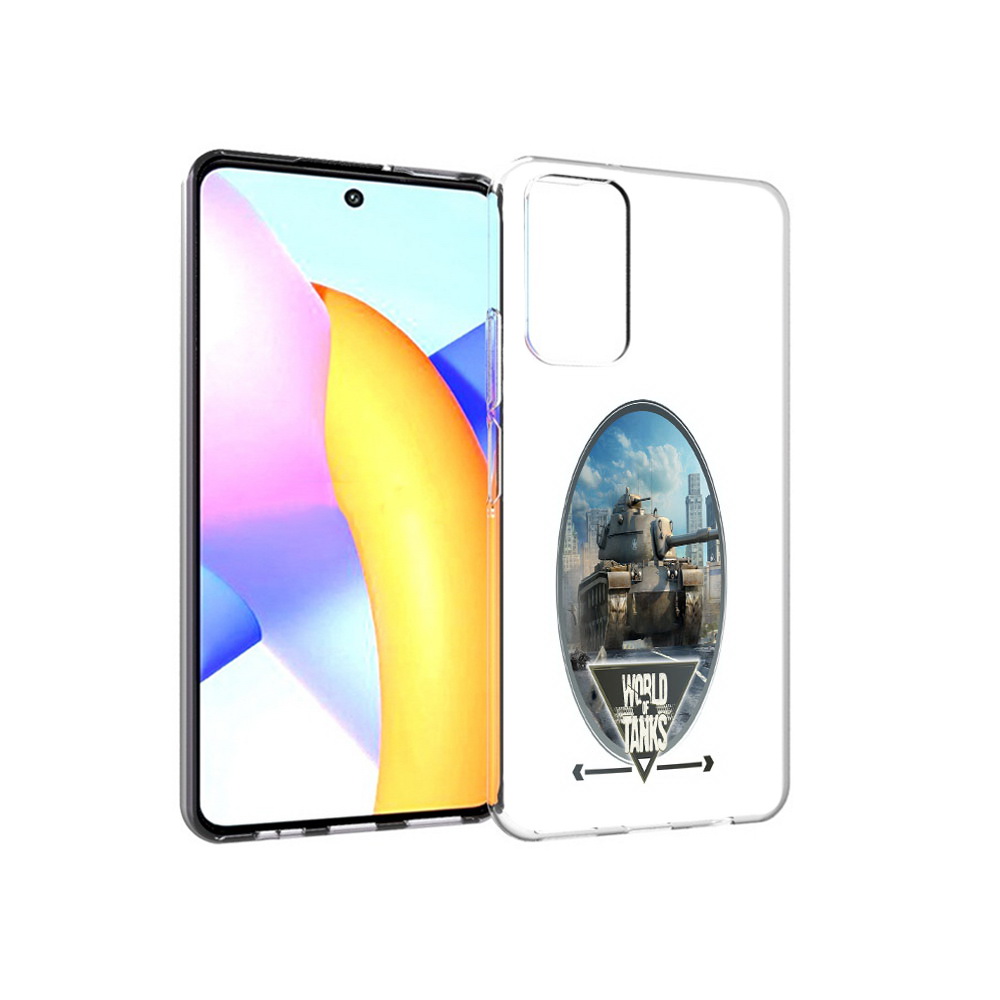 Чехол MyPads Tocco для Huawei Honor 10 X Lite игра с танками