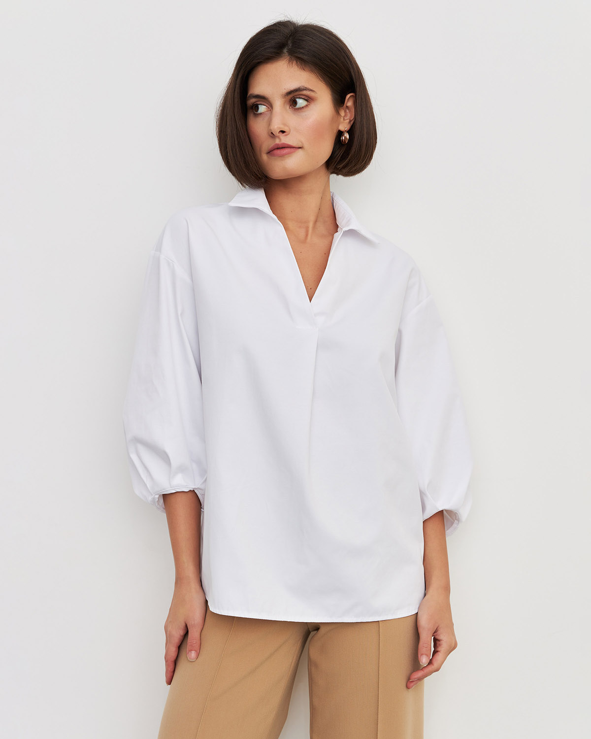 Рубашка женская LaVerita Р-002-1 белая 40 RU