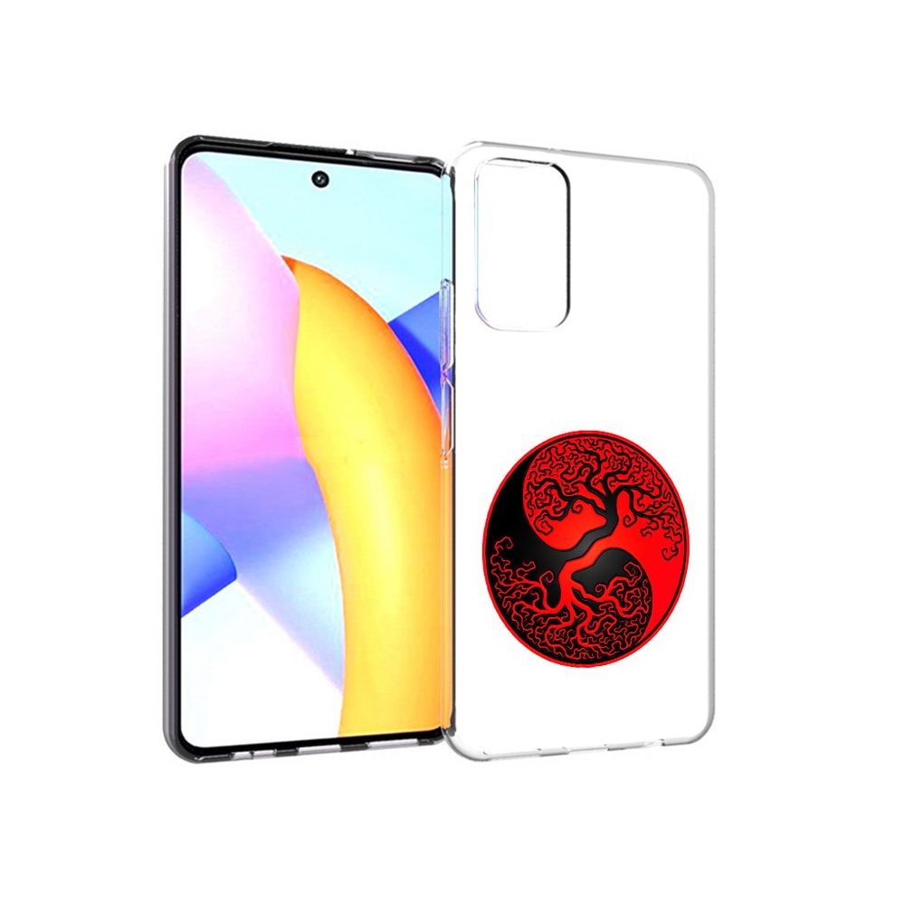 

Чехол MyPads Tocco для Huawei Honor 10 X Lite инь янь дерево, Прозрачный, Tocco