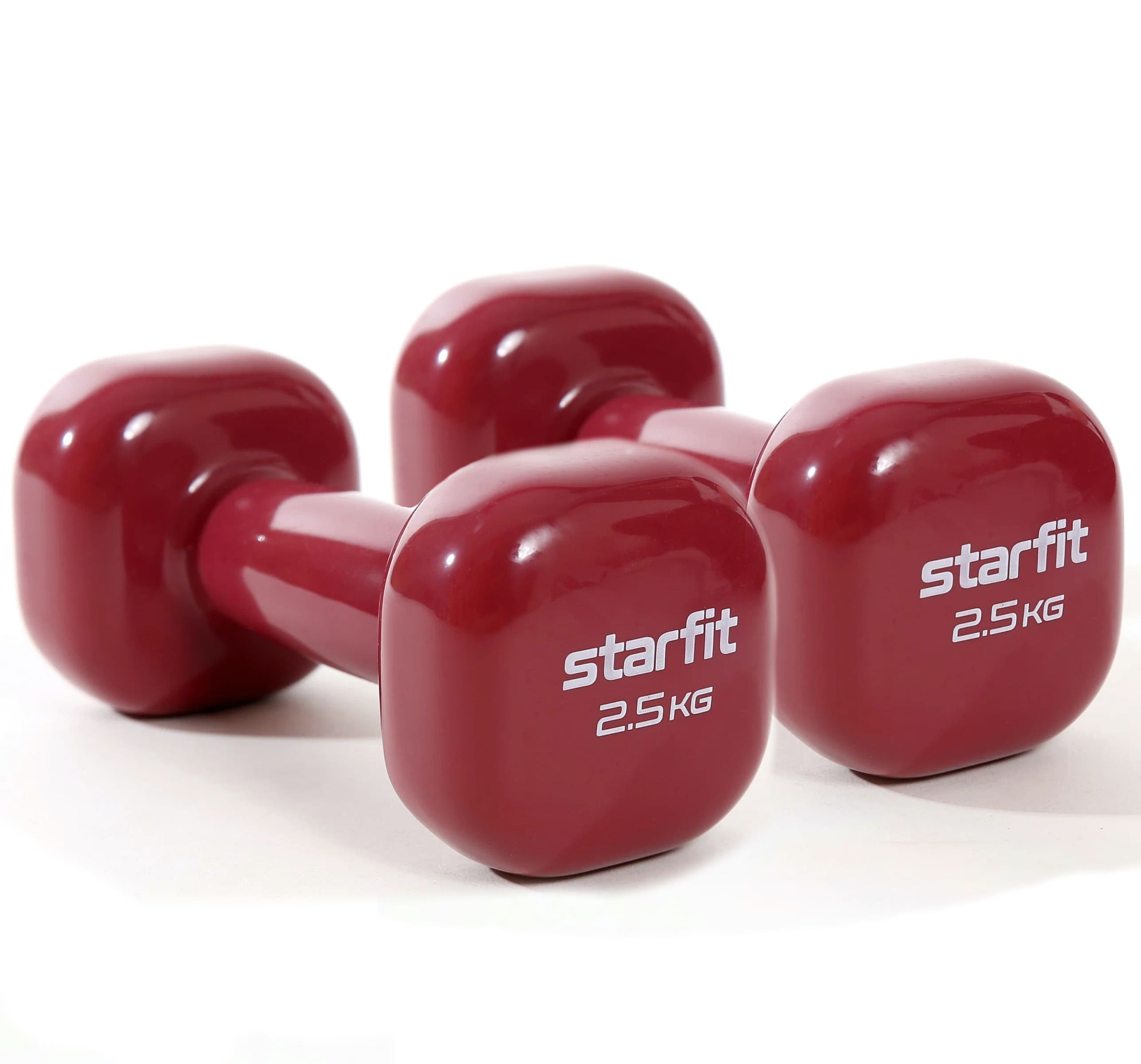 

Гантель виниловая STARFIT DB-105 2,5 кг, фиолетовый, пара, DB-105
