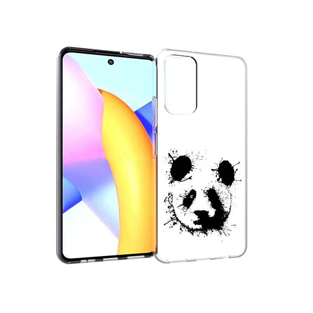 Чехол MyPads Tocco для Huawei Honor 10 X Lite клякса-панда