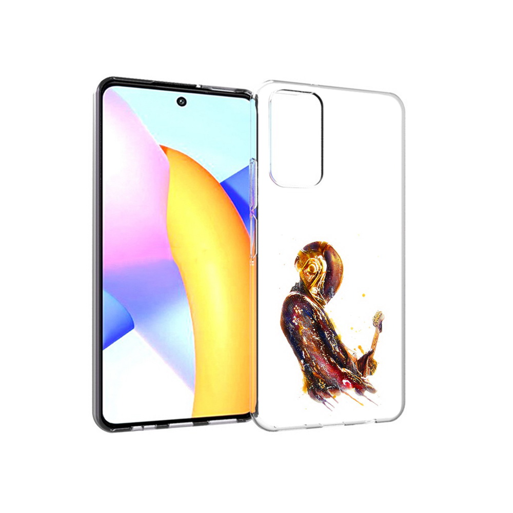 

Чехол MyPads Tocco для Huawei Honor 10 X Lite космо-музыкант, Прозрачный, Tocco