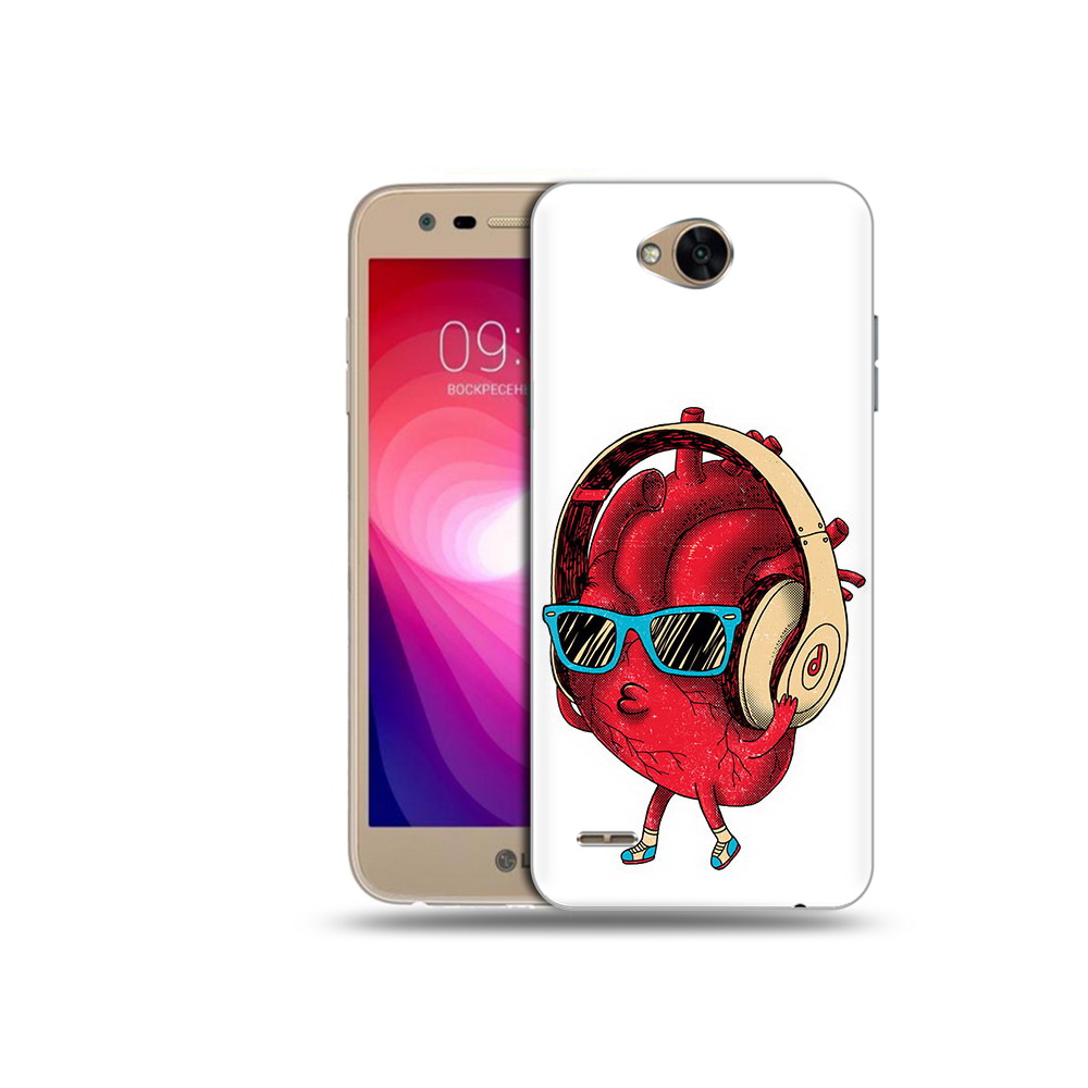 

Чехол MyPads Tocco для LG X Power 2 слушай сердце, Прозрачный, Tocco