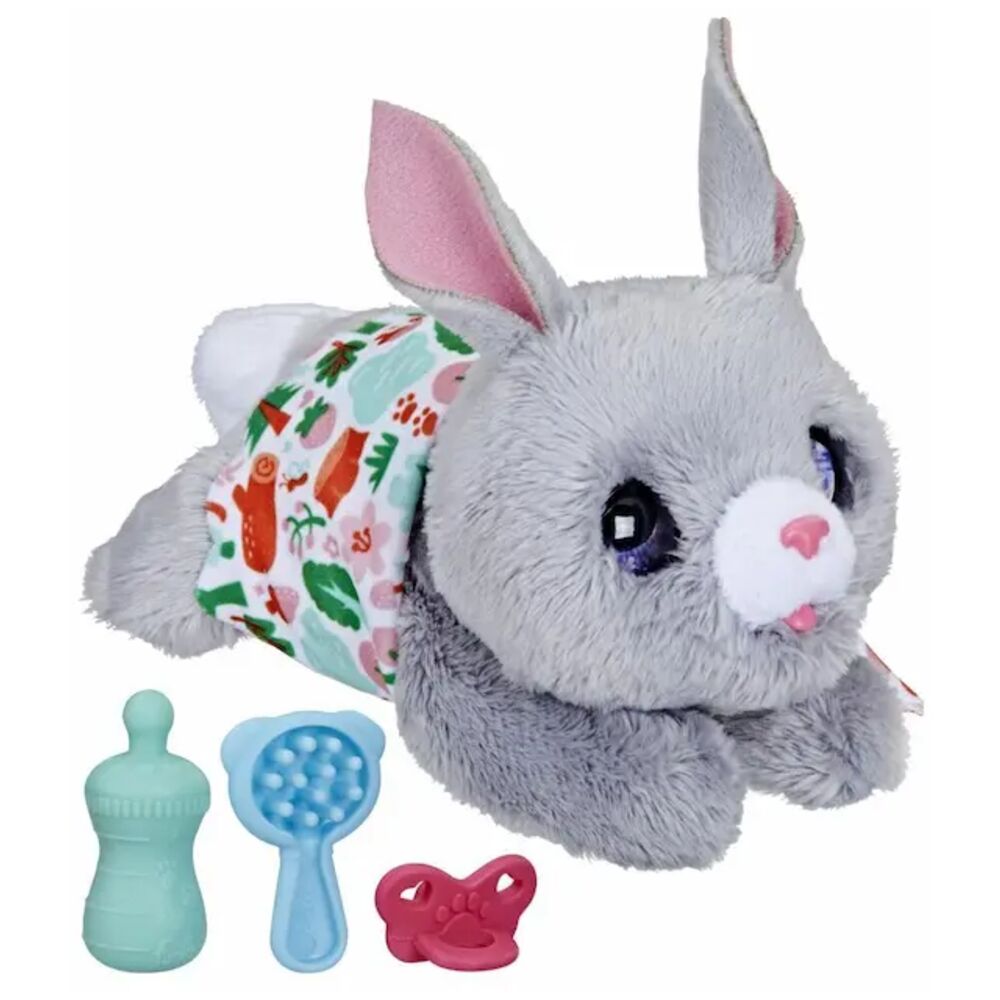 

Интерактивная игрушка Hasbro FurReal Friends Новорожденный зайчонок, серый, F4084, F35065L0