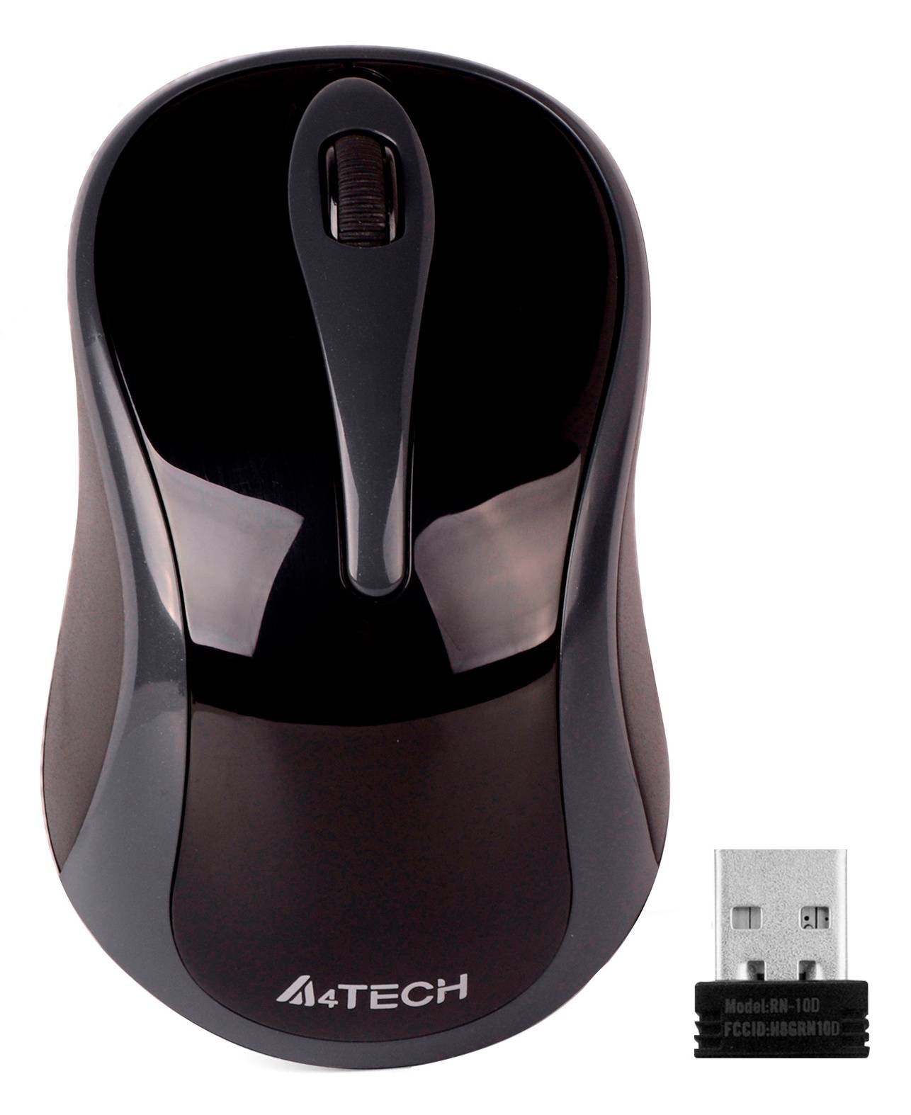 Беспроводная мышь A4Tech G3-280A Gray/Black