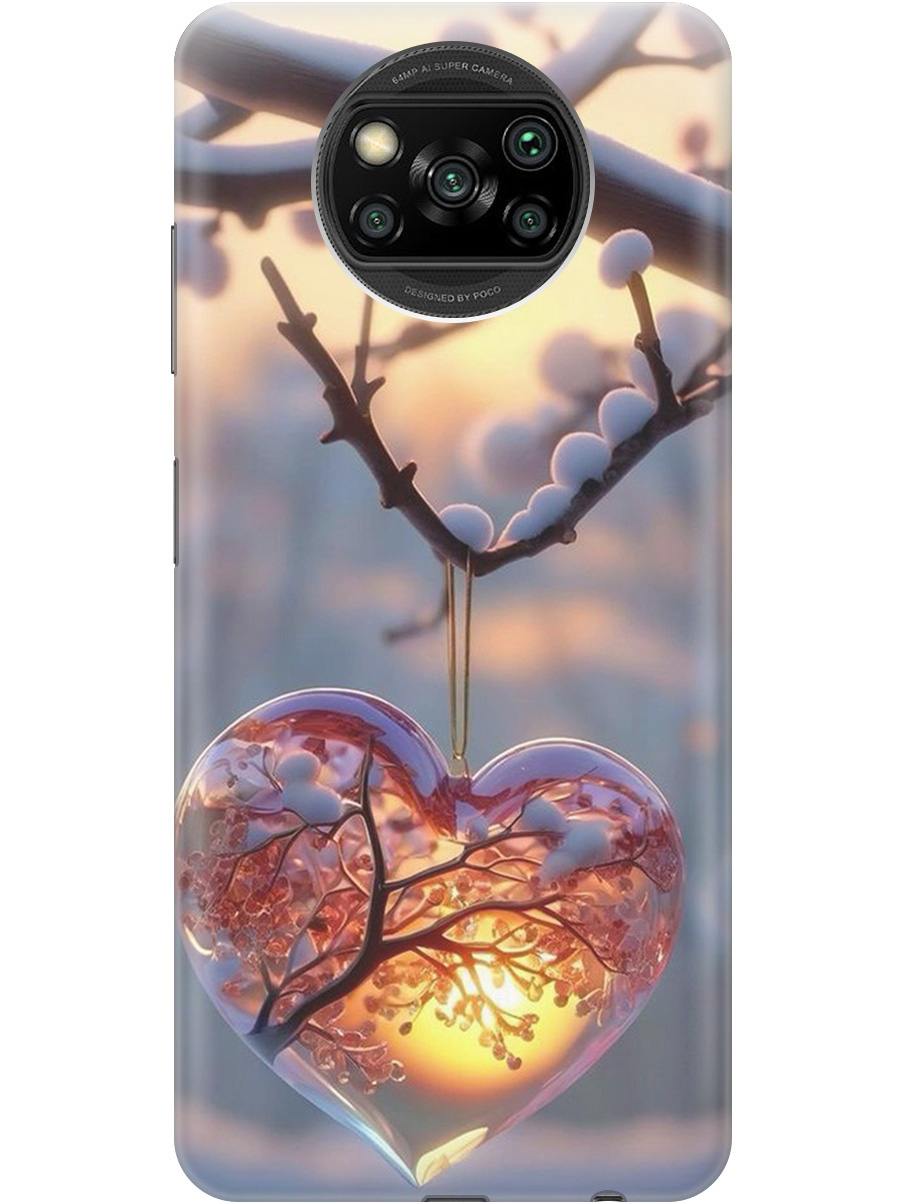 

Силиконовый чехол на Poco X3/X3 Pro с принтом "Ледяное сердце", Прозрачный;белый;желтый;оранжевый, 723602791