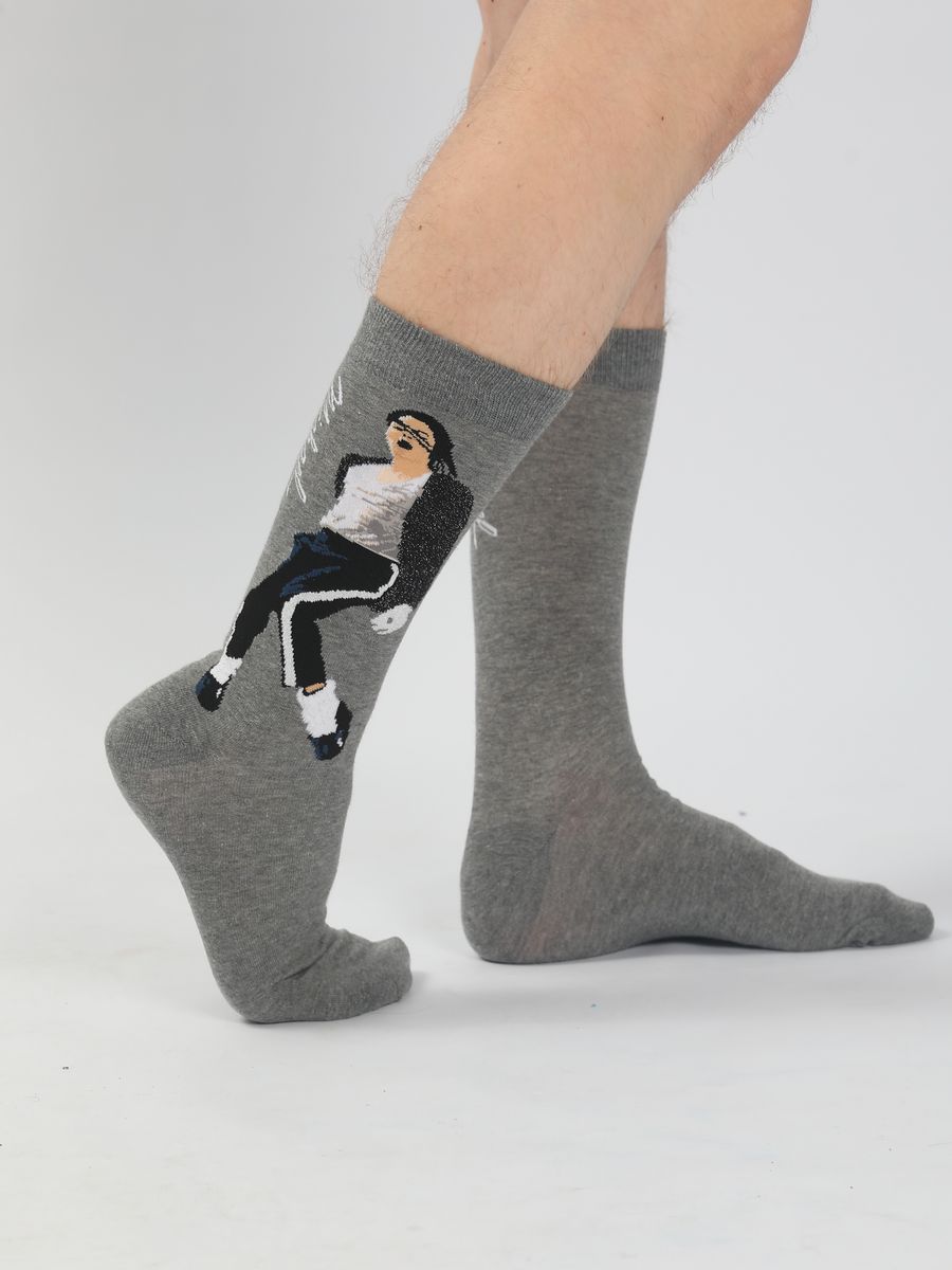 Носки мужские EKMEN НМ-023-э серые 41-45