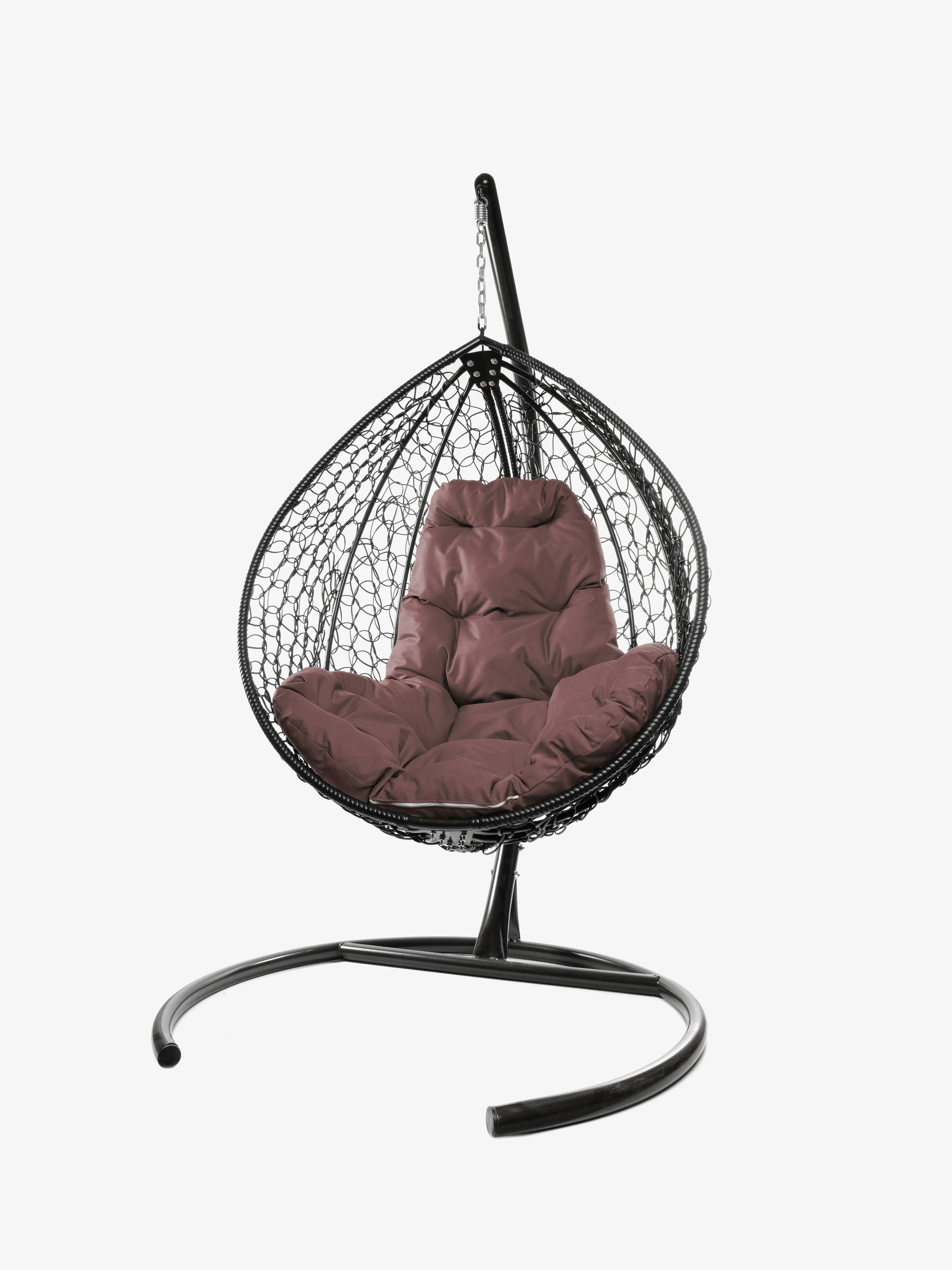 Подвесное кресло коричневый M-Group Капля складное 11500205 коричневая подушка