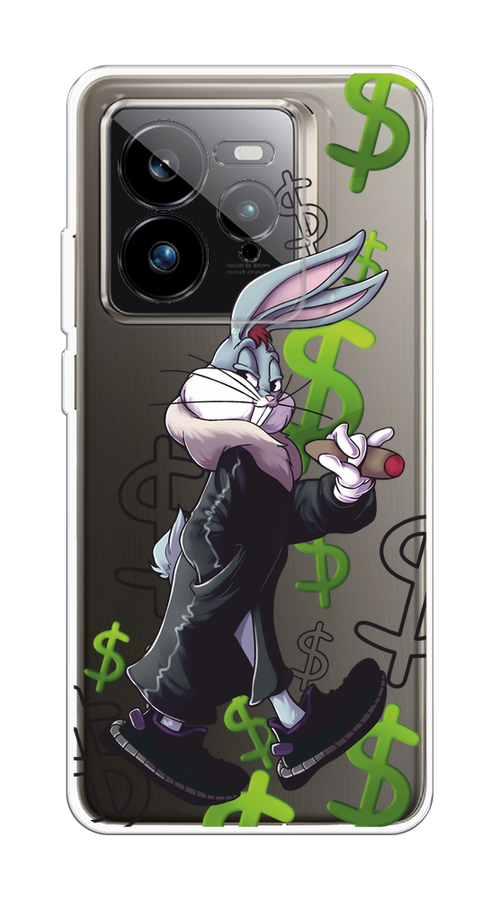 

Чехол на Realme GT 7 Pro Rich Bugs Bunny, Зеленый;черный;голубой, 2518950-1