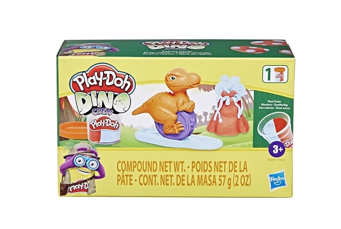 

Набор для лепки Play-Doh Dino Crew Детская площадка F5289 F3602, Голубой;красный, Детская площадка