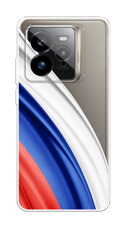 

Чехол на Realme GT 7 Pro Флаг России уголок, Белый;синий;красный;прозрачный, 2518950-1