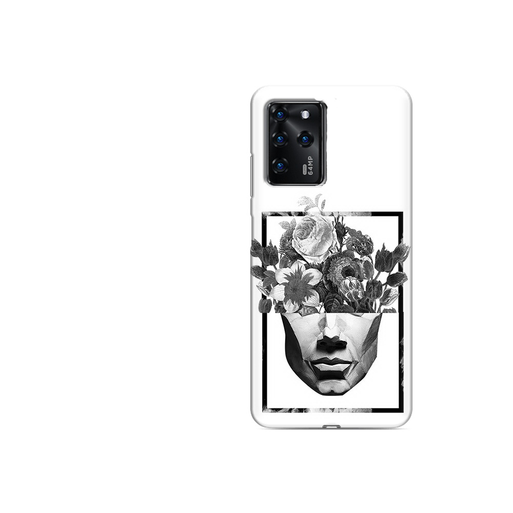 

Чехол MyPads Tocco для ZTE Blade V30 Vita черно белая ваза в абстракции (PT224728.460.678), Прозрачный, Tocco