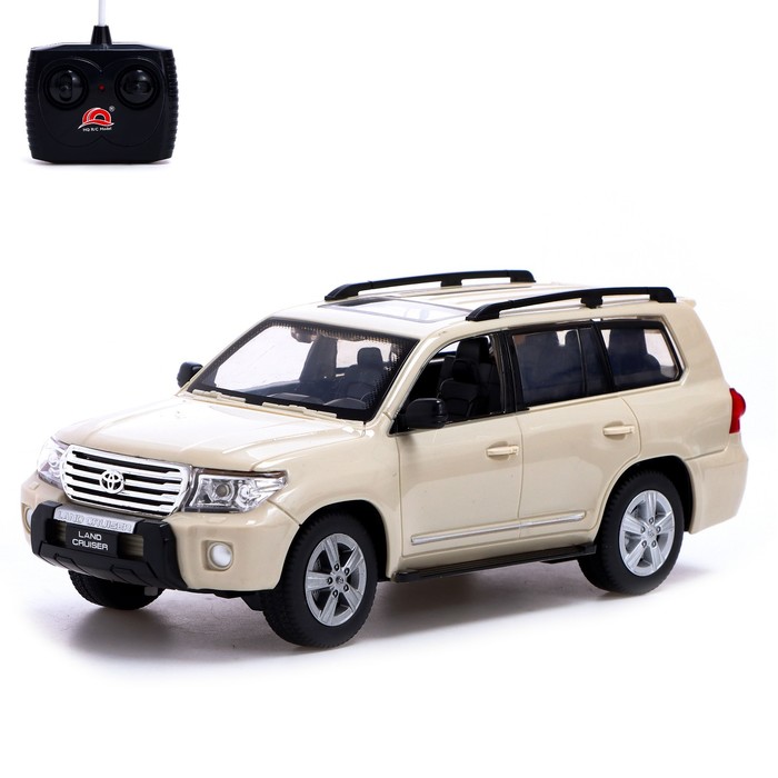 

Машина радиоуправляемая Toyota Land Cruiser 200, 1:24, работает от батареек, МИКС