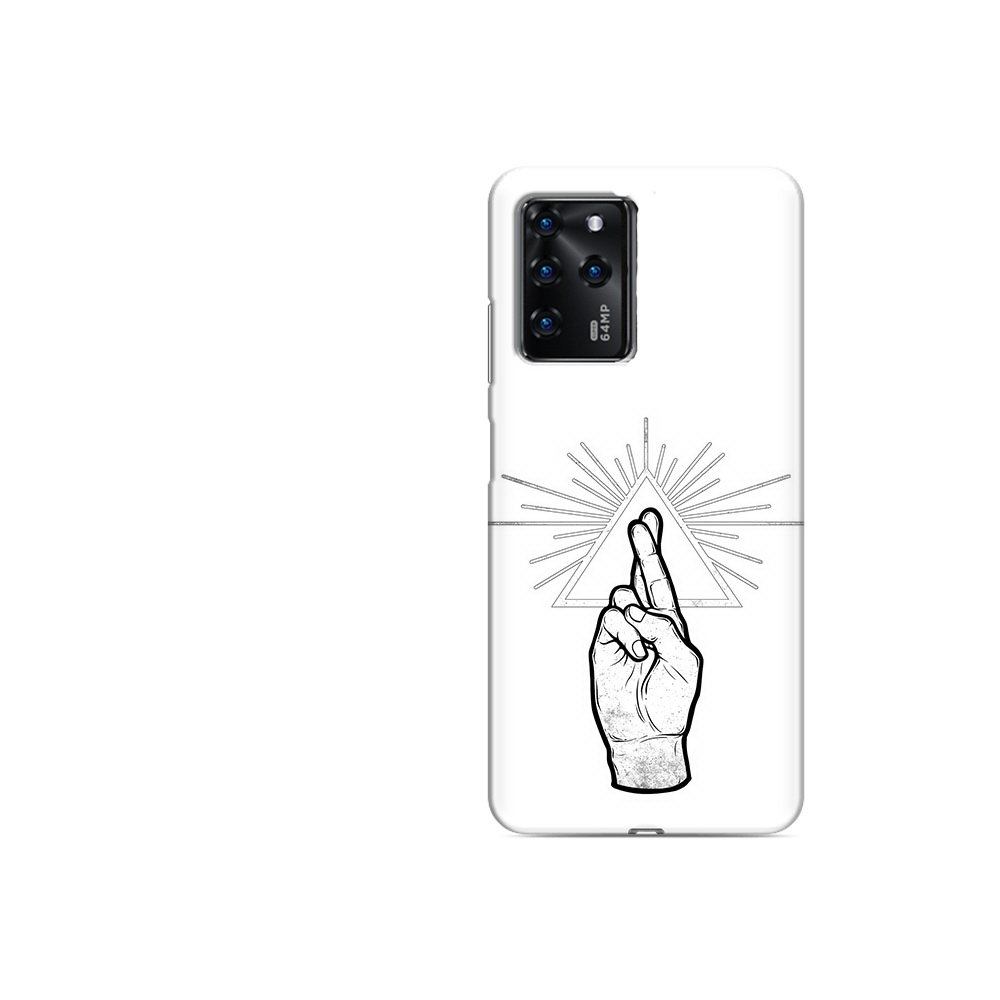 

Чехол MyPads Tocco для ZTE Blade V30 Vita черно белая рука (PT224728.460.681), Прозрачный, Tocco