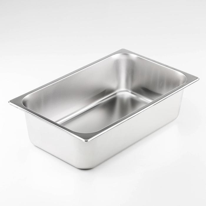 

Гастроёмкость 1/1, 150 мм 53x32,5x15 см, Серебристый
