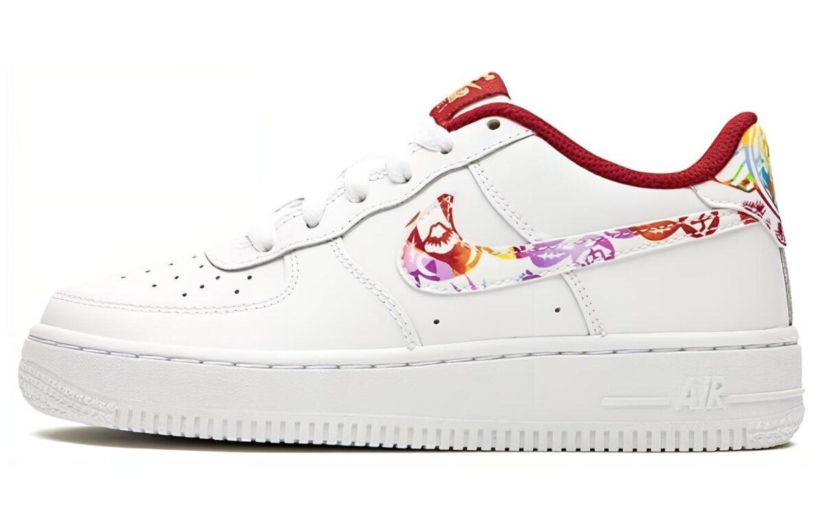 

Кеды унисекс Nike Air Force 1 CNY GS белые 38 EU, Белый, Air Force 1 CNY GS