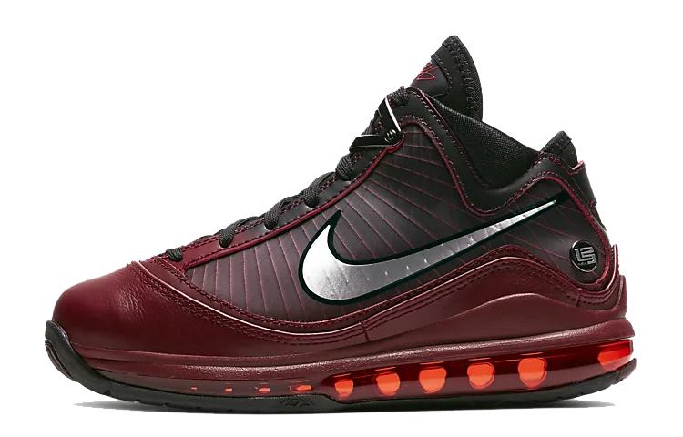 

Кроссовки унисекс Nike Lebron 7 Christmas 2019 GS 2019 бордовые 36.5 EU, Бордовый, Lebron 7 Christmas 2019 GS 2019