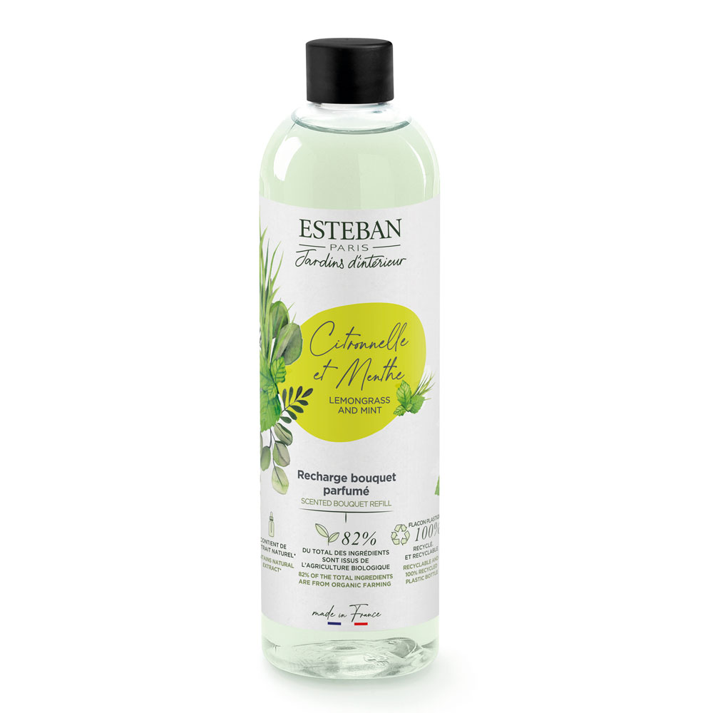 

Сменный наполнитель Esteban ЛЕМОНГРАСС и МЯТА (Lemongrass & Mint) 250 мл