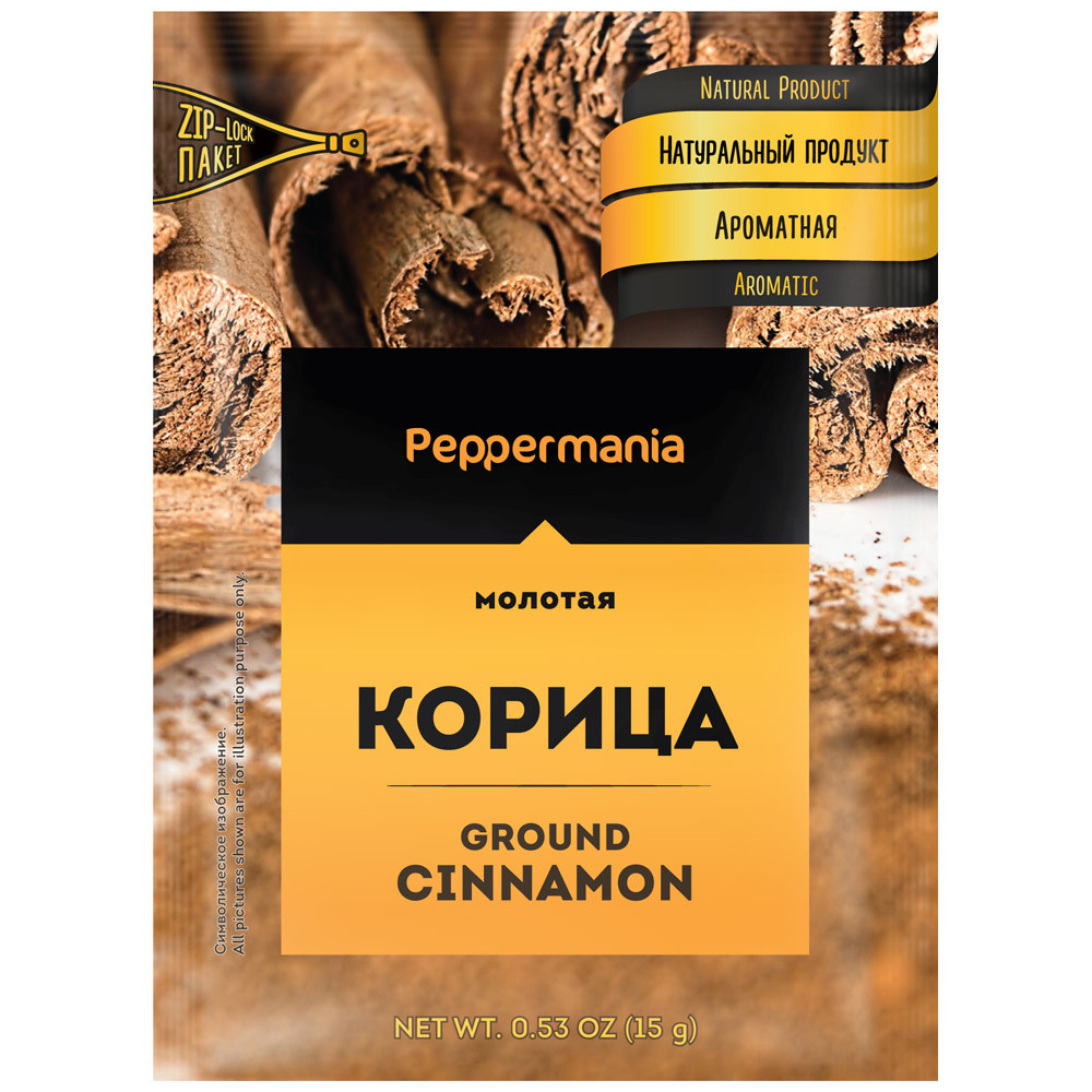 

Корица Peppermania молотая 15 г