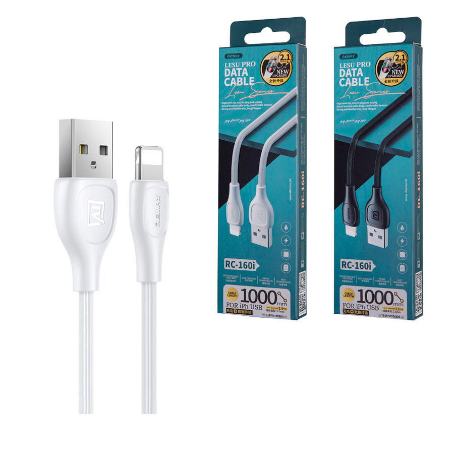 

Дата-кабель USB универсальный Lightning Remax RC-160i (белый)