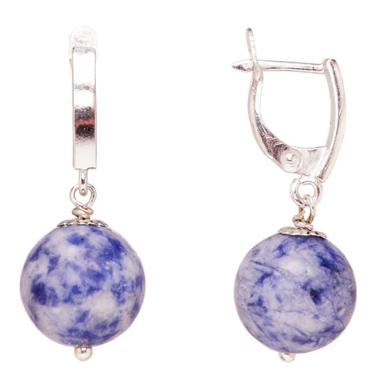 

Серьги из бижутерного сплава с лазуритом Хорошие Вещи 3802R-2-38, 3802R-2-38