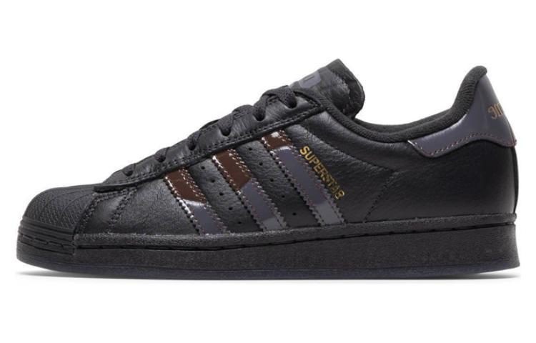 

Кеды унисекс Adidas Superstar черные 42 EU, Черный, Superstar
