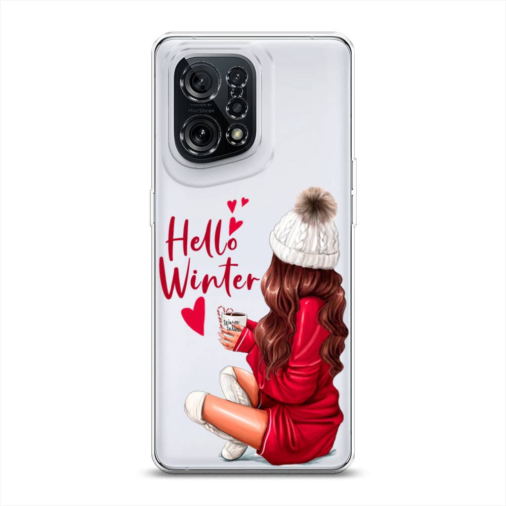 

Чехол для Oppo Find X5 "Hello winter", Красный;белый;коричневый, 259750-5