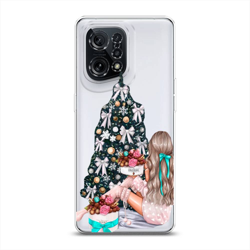 

Чехол для Oppo Find X5 "New Year", Зеленый;бежевый;голубой, 259750-5