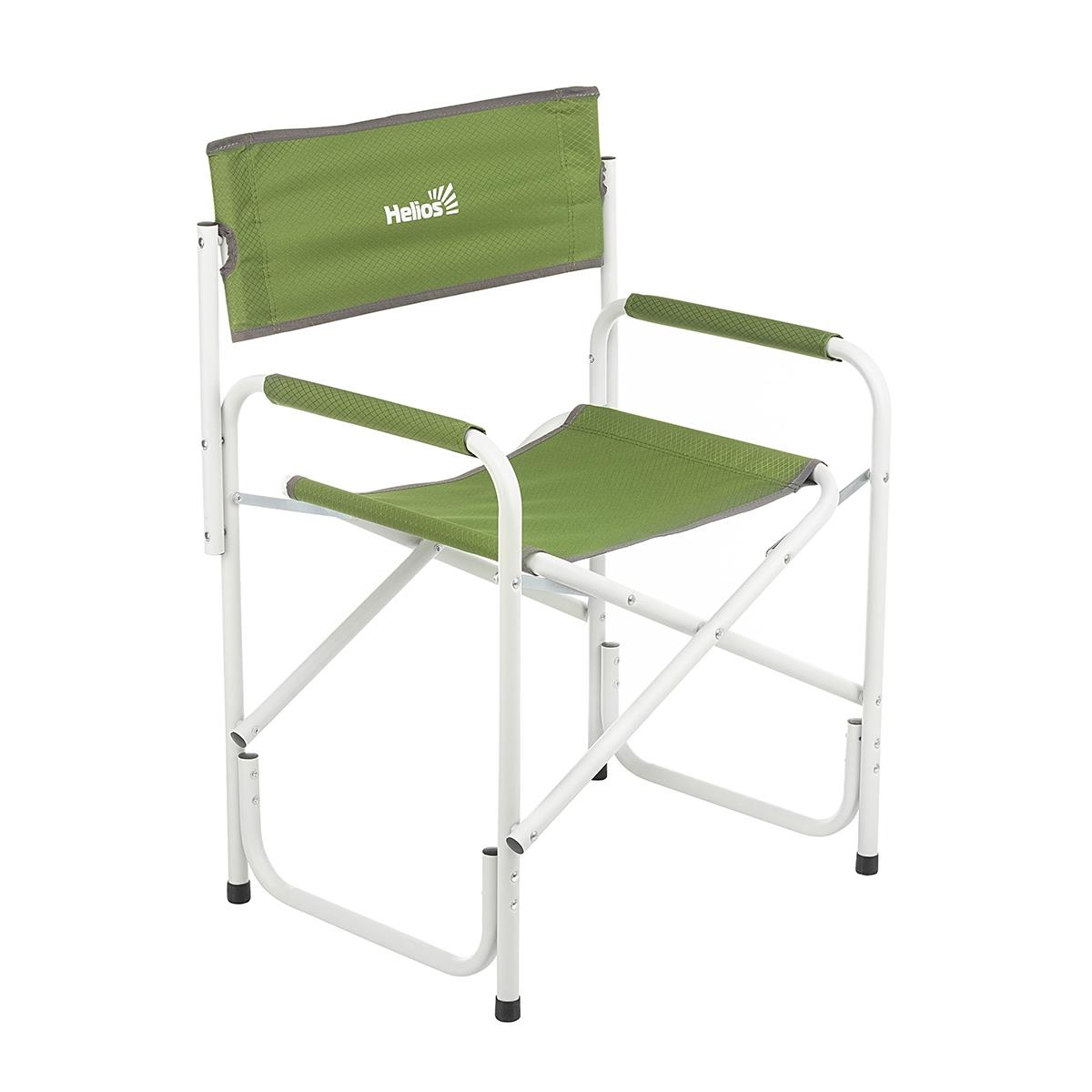 Кресло складное широкое, с регулируемой спинкой Helios (зеленое)