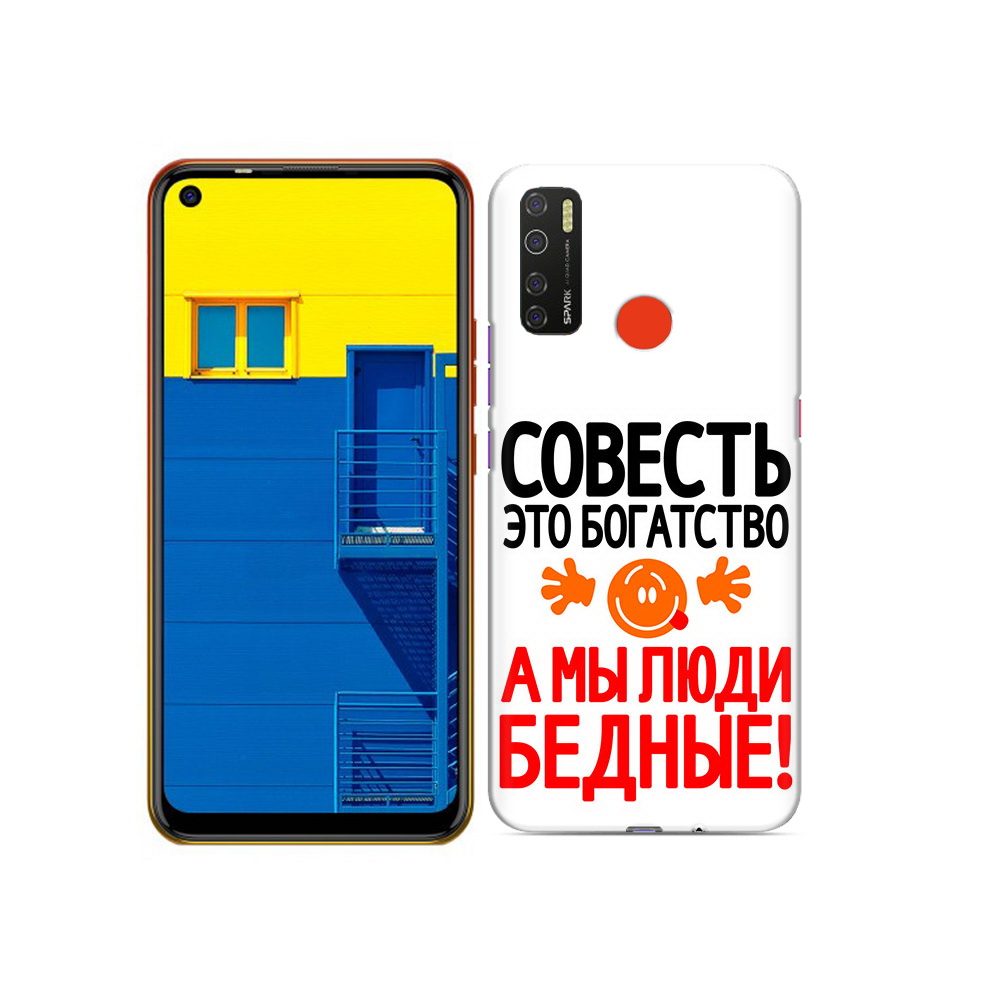 

Чехол MyPads Tocco для Tecno Spark 5 совесть, Tocco