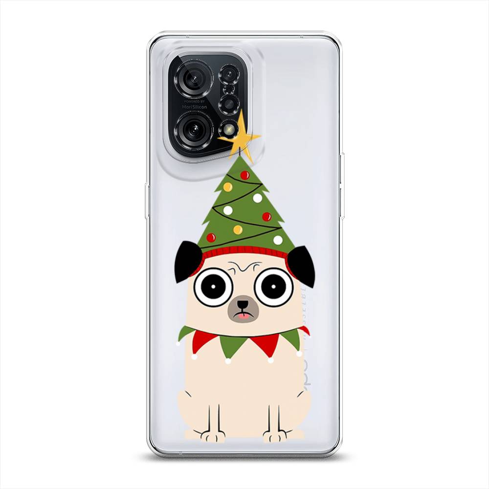 

Чехол для Oppo Find X5 "Собачка с ёлочкой", Бежевый;красный;зеленый, 259750-1
