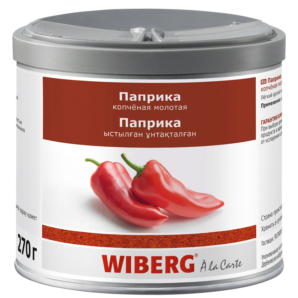 

Паприка Wiberg копченая молотая 270 г