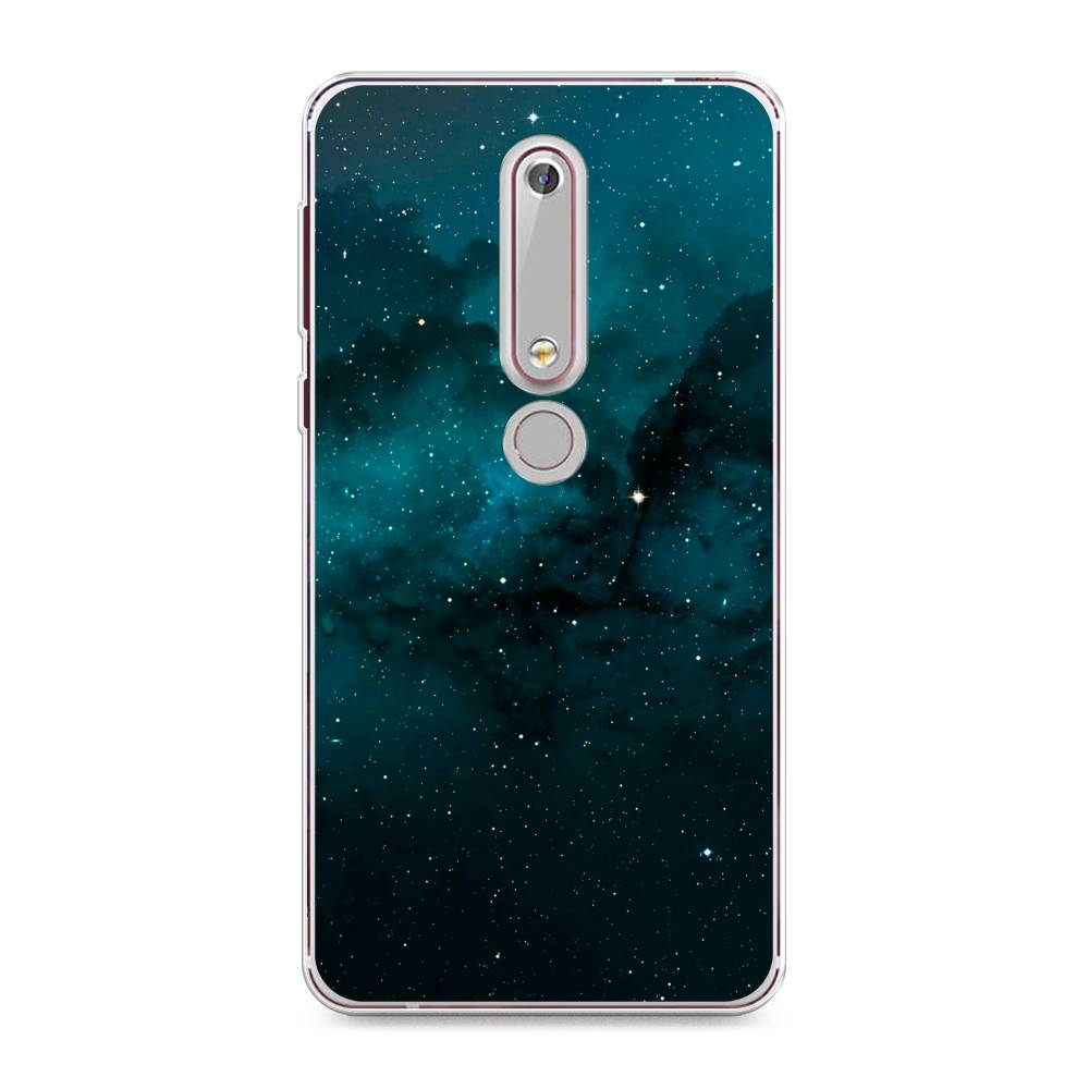

Чехол на Nokia 6.1 2018 "Синий космос", 120950-2