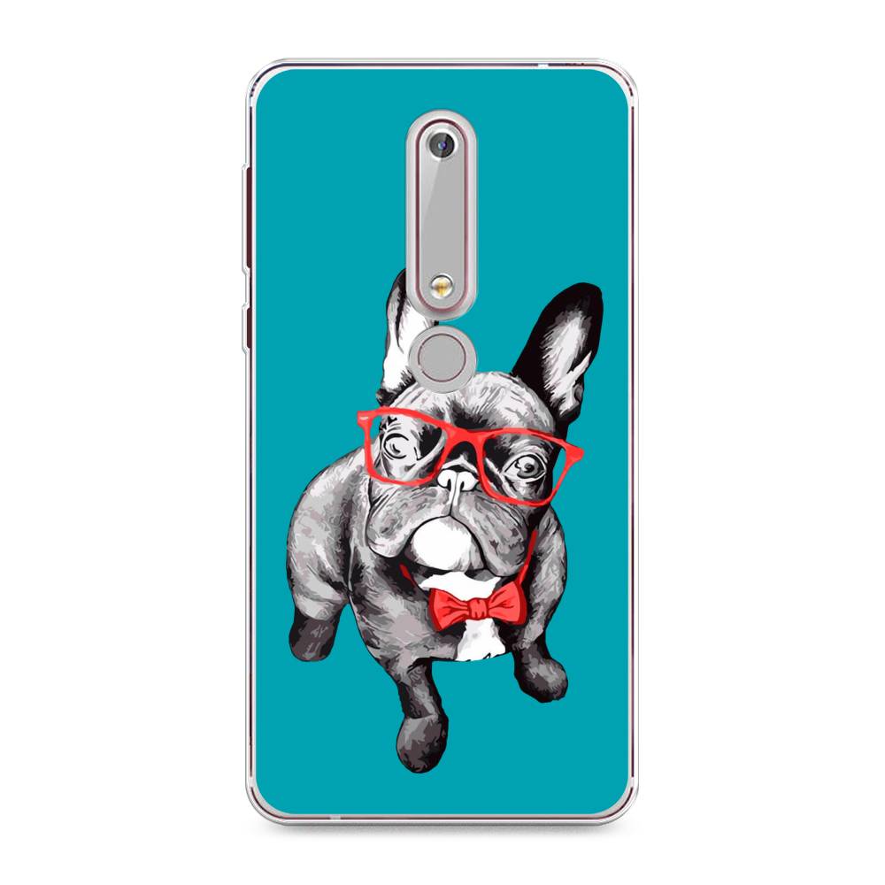 

Чехол на Nokia 6.1 2018 "Французский бульдог", 120950-1