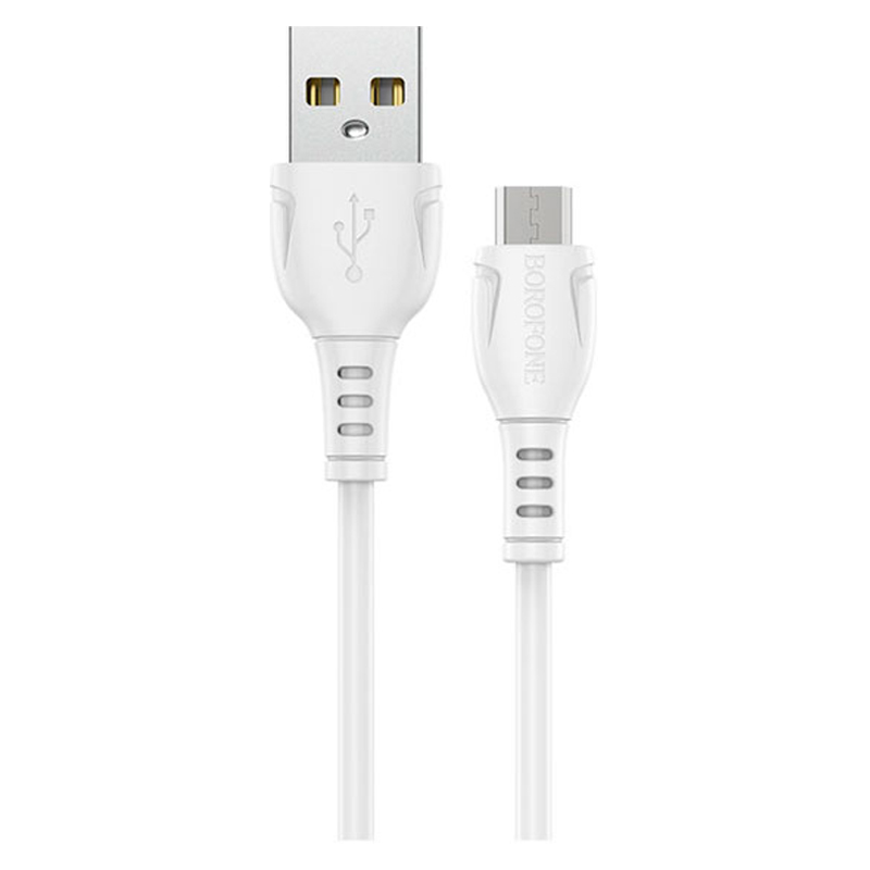 фото Дата-кабель usb универсальный microusb borofone bx51 (белый) basemarket