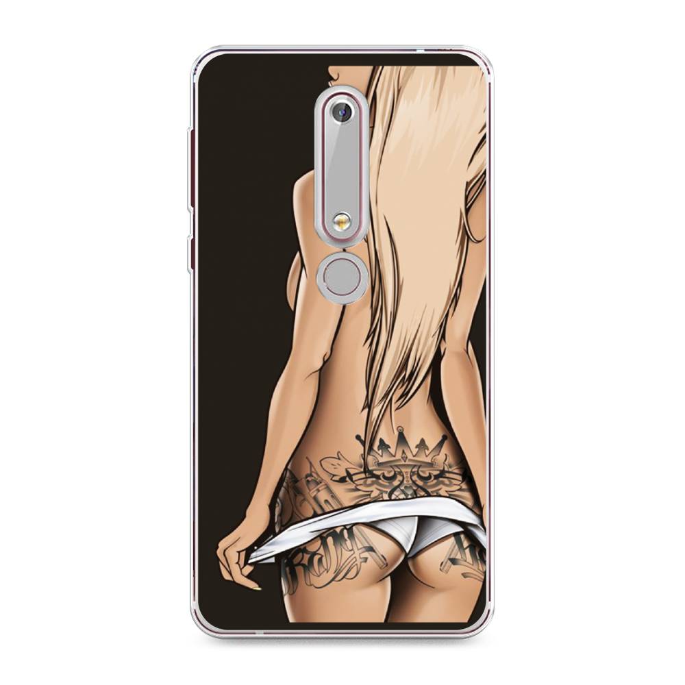 

Чехол на Nokia 6.1 2018 "Обнаженная девушка", 120950-6